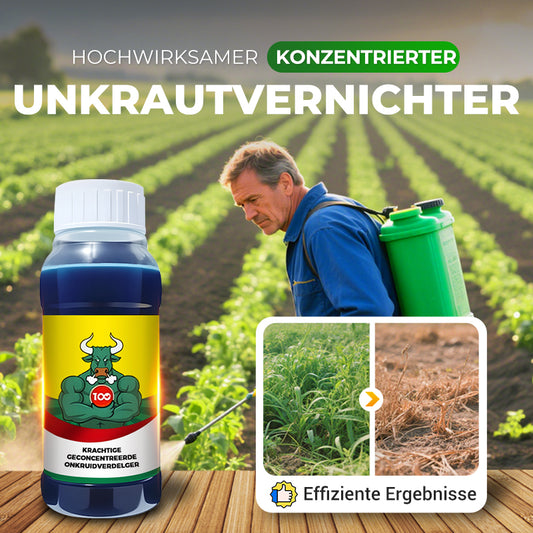Hochwirksamer, konzentrierter Unkrautvernichter