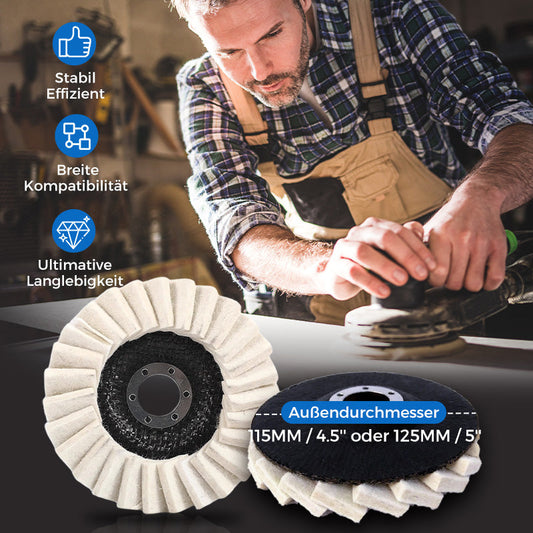 🎁 🎁 Neujahrsangebot✨Wollfilz-Lamellenpolierscheibe (100% off)