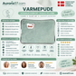 Genopladelige varmedunke, varmepakker, eksplosionssikre varmepuder