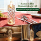 🕯️ 50 % RABAT NU! ✨ LED-krystallys – Romantiske bordlamper til natten🎁