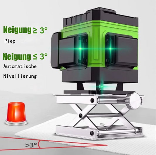 Grüne Infrarot-Laserwasserwaage Für Präzises Arbeiten