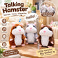 ✨Talende hamster-plysdyr – gentager alt, hvad du siger, ryster automatisk på hovedet – sjov for både børn og voksne.🎁