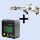 🔥4-seitiger digitaler Winkelmesser mit Laser und Magnetfunktion