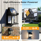 🎁 50 % RABATT! 💡 SOLAR-WANDLEUCHTE – Bewegungssensor & wetterfest 🌟🛒