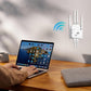 ⏳Tidsbegrænset tilbud⏰ 📶 1200 Mbps dual-band WiFi-forlænger – dækker 10.000 sq.ft og 50 enheder 🏡