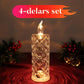 🕯️ 50 % RABAT NU! ✨ LED-krystallys – Romantiske bordlamper til natten🎁