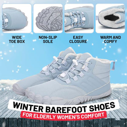 👟 50 % RABAT + GRATIS LEVERING! ❄️ Vinter-barefodssko – skridsikre og vandtætte 🏔️📦