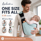 🎉 Udsalg 2026 — Over 30.000 solgt! 👶 4-i-1 åndbar bæresele – 0–36 måneder, foran/bagpå/med ansigtet indad/udad – håndfri komfort for forældre og baby! ✨