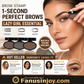 🔥 NU: 50% RABAT I BEGRÆNSET TID – Deluxe BrowPro Stempelsæt – Perfekte Øjenbryn på 2 Minutter – Derhjemme 👁️✨💧
