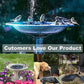 💧JETZT 60 % RABATT! ☀️ Solarbetriebene Springbrunnen-Vogeltränke-Pumpe – 1,4-W-Solarpanel, 4 Düsen & Tauchpumpe für Teich, Garten & Pool 🐦