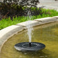 💧JETZT 60 % RABATT! ☀️ Solarbetriebene Springbrunnen-Vogeltränke-Pumpe – 1,4-W-Solarpanel, 4 Düsen & Tauchpumpe für Teich, Garten & Pool 🐦