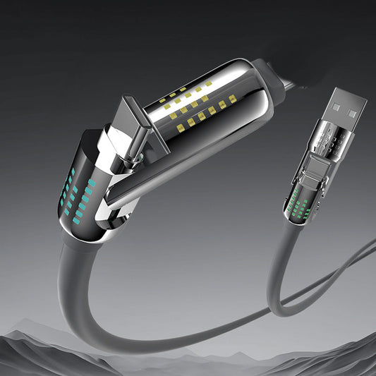 4-in-1-Schnellladedatenkabel mit Atemlicht