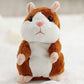 ✨Talende hamster-plysdyr – gentager alt, hvad du siger, ryster automatisk på hovedet – sjov for både børn og voksne.🎁