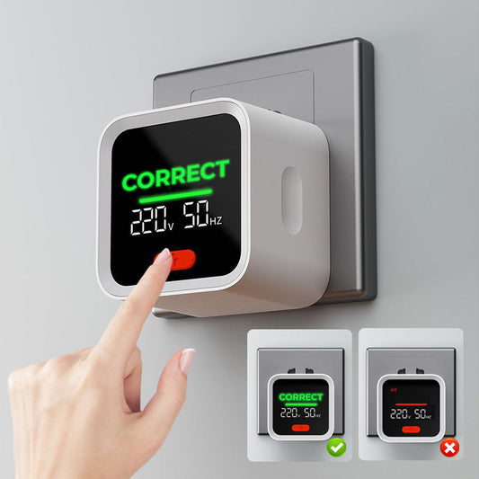 Steckdosentester mit LCD-Display
