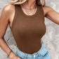 Geripptes Tanktop mit BH für Damen