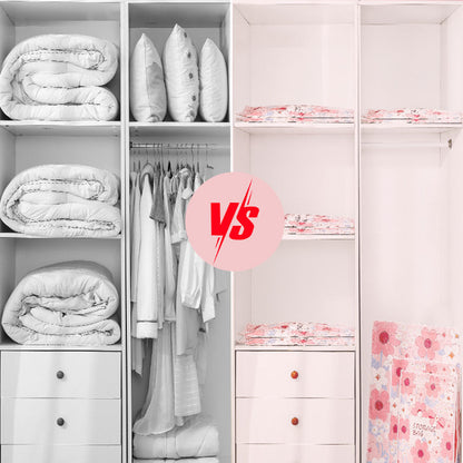 Platzsparende Vakuum-Aufbewahrungsbeutel