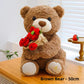 🌹🐻【50% Rabatt】Edler Rosenstrauß mit Tierbär – Nachhaltiges Geschenk voller Liebe & Charme 🎁💝 Perfekt für besondere Momente – hochwertig, langlebig & emotionsvoll!