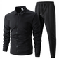 Herren stylisches Reversjacken- und Joggerhosen-Set in zwei Teilen