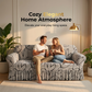 🛋️ Spar 50 %! 🏠 Strækbart betræk til sofaen – med flæset kant og et øjeblikkeligt nyt look ✨