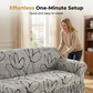 🛋️ Spar 50 %! 🏠 Strækbart betræk til sofaen – med flæset kant og et øjeblikkeligt nyt look ✨
