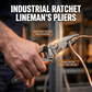 🔧 50 % RABAT NU! ⚡ Linemantang med skralde – klipper, afisolerer, griber fast og krymper – selvlåsende, rustbeskyttet og et uundværligt alt-i-ét-værktøj til elektrikere 🛠️