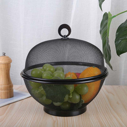 🧺 50 % RABAT! 🍎 Frugtkurv med låg – Beskytter og bevarer friskheden