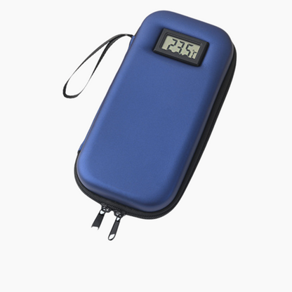 Rejsetaske til insulin med temperaturdisplay