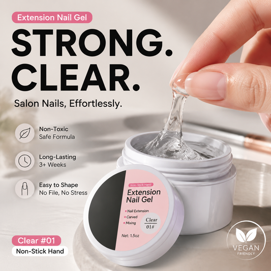 Fast negleforlængelsesgel – til modellering og formning, 15 ml