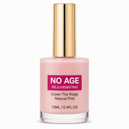 Glansfuld, nude-rosa negleudfyldnings- og udglatningsvæske til ujævne negle, 12 ml