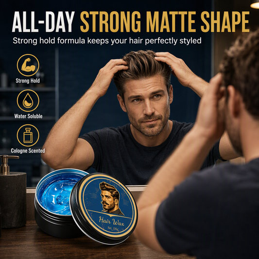 Hårpomade til mænd med duft af Köln 130 g – stylingvoks med langvarigt hold og volumen