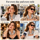 🤍 LIMITED-TIME 50% OFF! ✨ Pearl Scarf Necklace – Timeless Elegance, Versatile Style, Easy Wear 🎀
