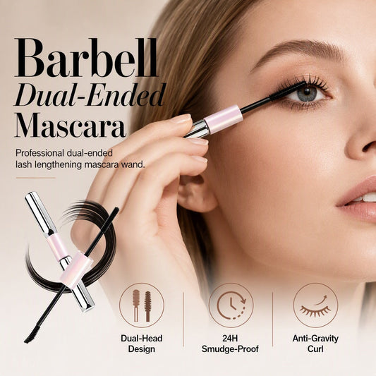 Få længere vipper på et øjeblik! Vandfast, dobbeltsidet volumengivende mascara