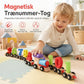 🚂 Montessori magnetisk trænumerstog – sjovt læringslegetøj til tidlig udvikling 🔢✨