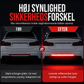 🚗 Reflekterende bilklistermærkelister til bagagerum & bageste kofanger